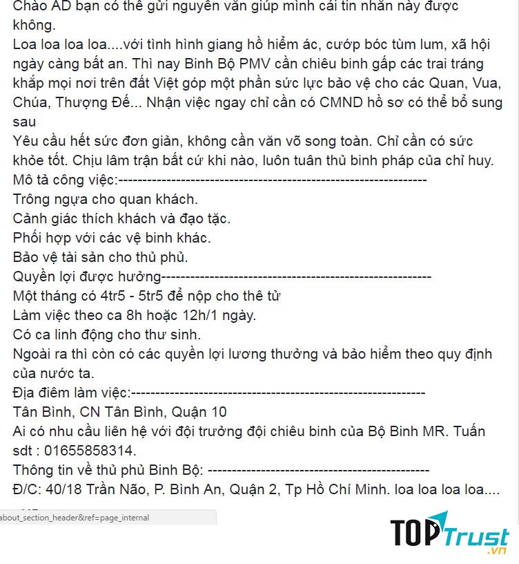 Sử dụng các lời chào mua thú vị