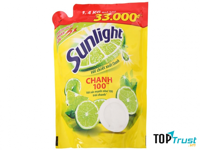 Sử dụng chanh + nước rửa bát( sunlight) + nước