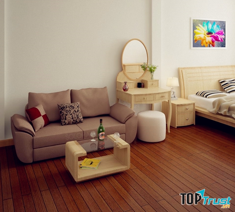 Sử dụng đồ đạc có kích thước nhỏ