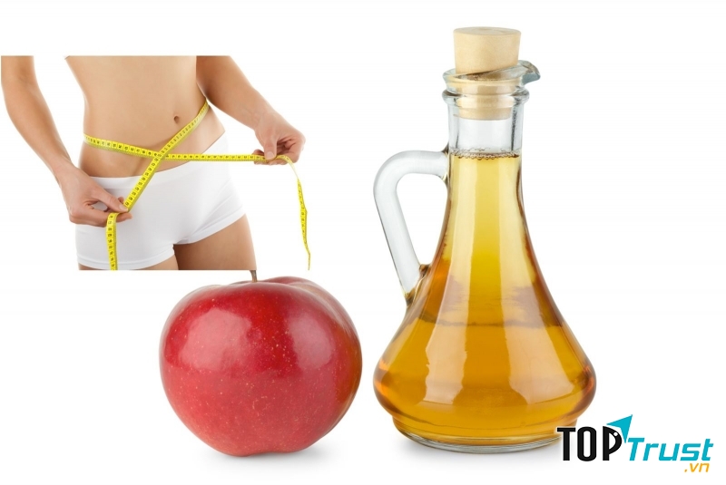 Giấm và táo một kết hợp hoàn hảo cho vung bụng.