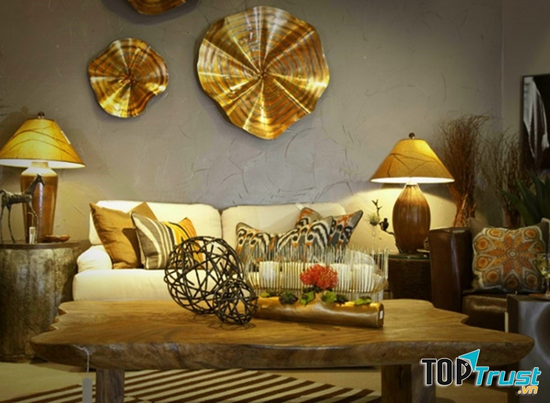 Sử dụng nội thất bằng kim loại