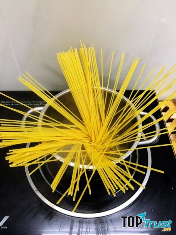 Không sử dụng nồi luộc mì kích thước quá nhỏ