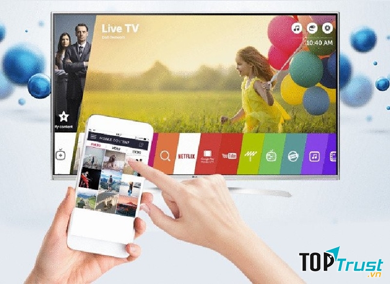 Photo share giúp truyền ảnh lên tivi dễ dàng