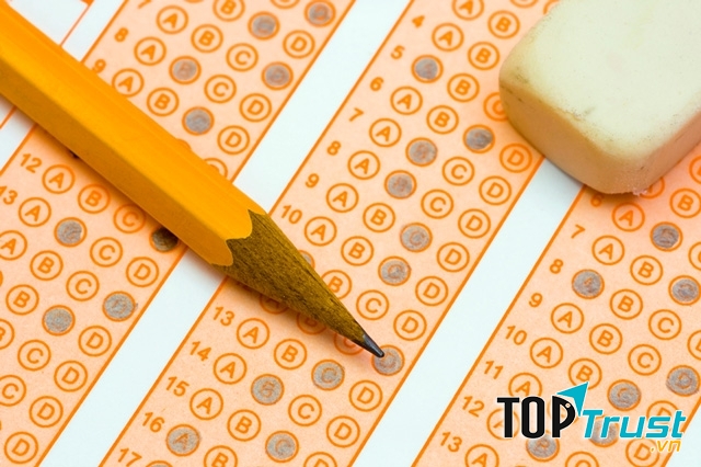 Thi trắc nghiệm làm bài kiểu trắc nghiệm