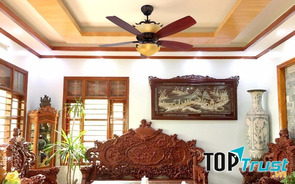 Sử dụng quạt trần thay vì quạt đứng