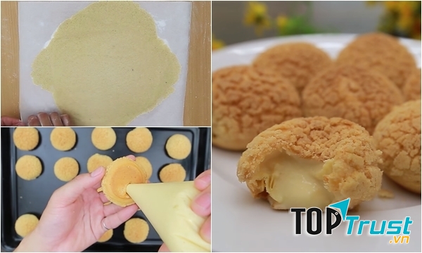 Bánh su kem vỏ xù