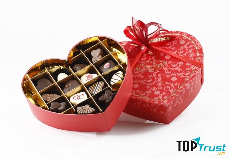 Chocolate là món quà tình yêu quen thuộc