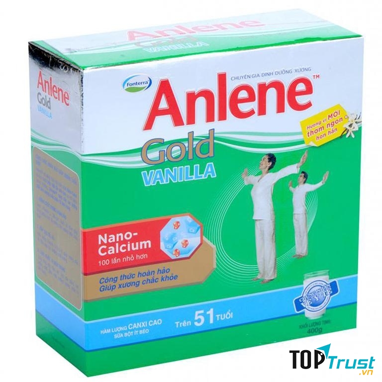 Sữa Anlene loại hộp giấy