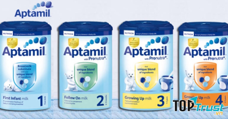 Sữa Aptamil của Anh