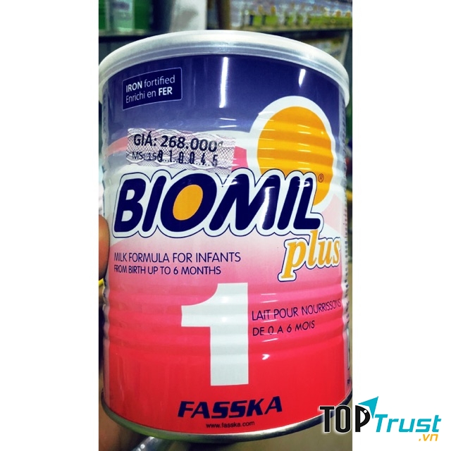 Sữa Biomil Plus 1 400g (trẻ từ 0-6 tháng)