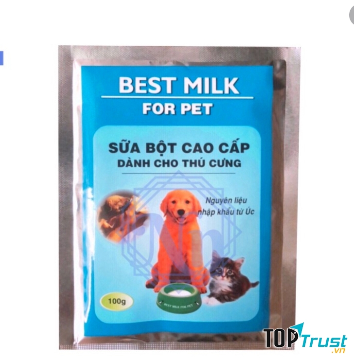 Sữa bột Best Milk nhập khẩu từ Úc dành cho chó mèo