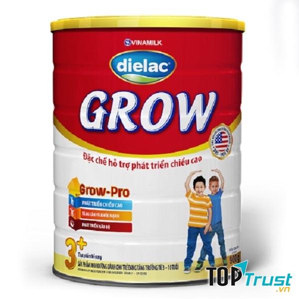 Sữa bột Dielac Grow Plus 3+ (cho trẻ 3 – 10 tuổi) hộp 900g
