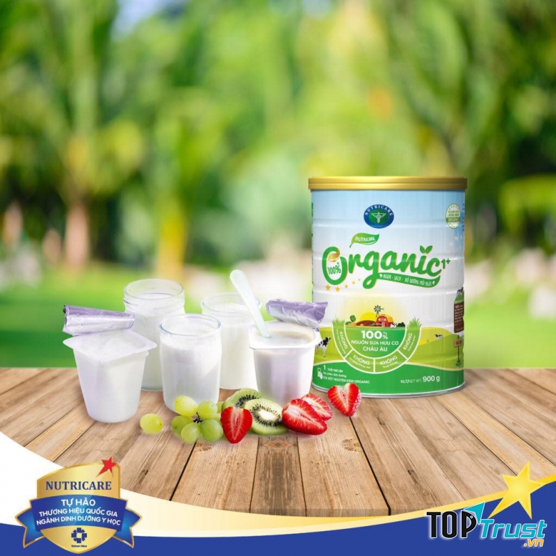 Sữa bột hữu cơ 100% Nutricare Organic