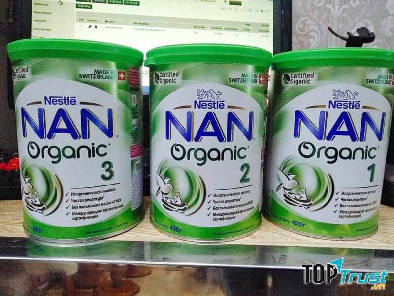  Sữa NAN Organic của Nga