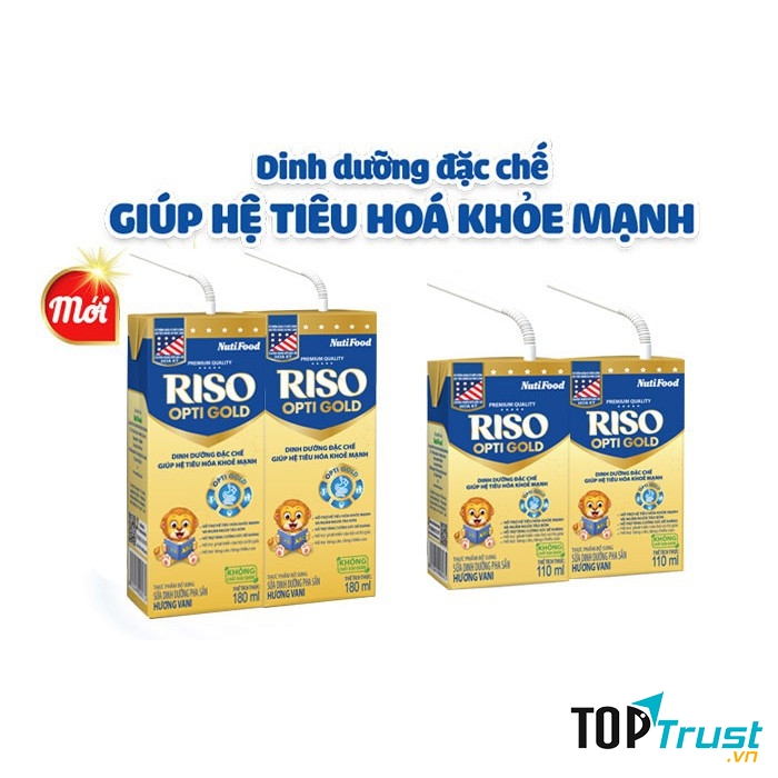 Sữa bột pha sẵn RISO OPTIGOLD 180ml