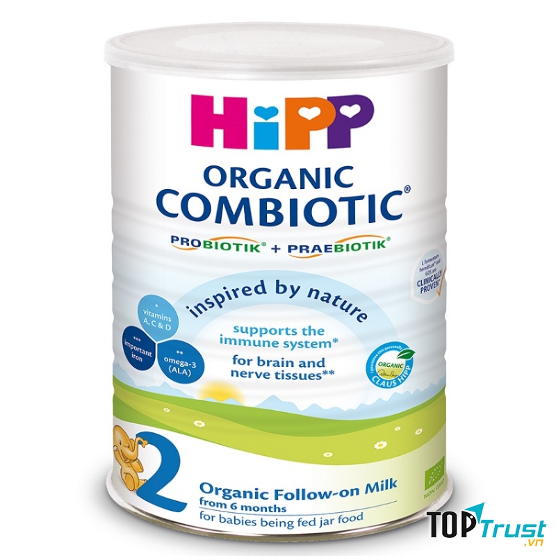 Sữa Bột Siêu Sạch HiPP Combiotic Organic