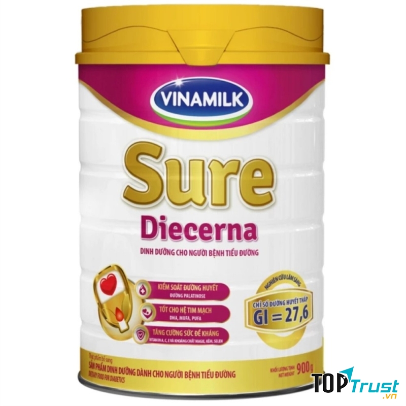Sữa Vinamilk Sure Diecerna từ thương hiệu Vinamilk
