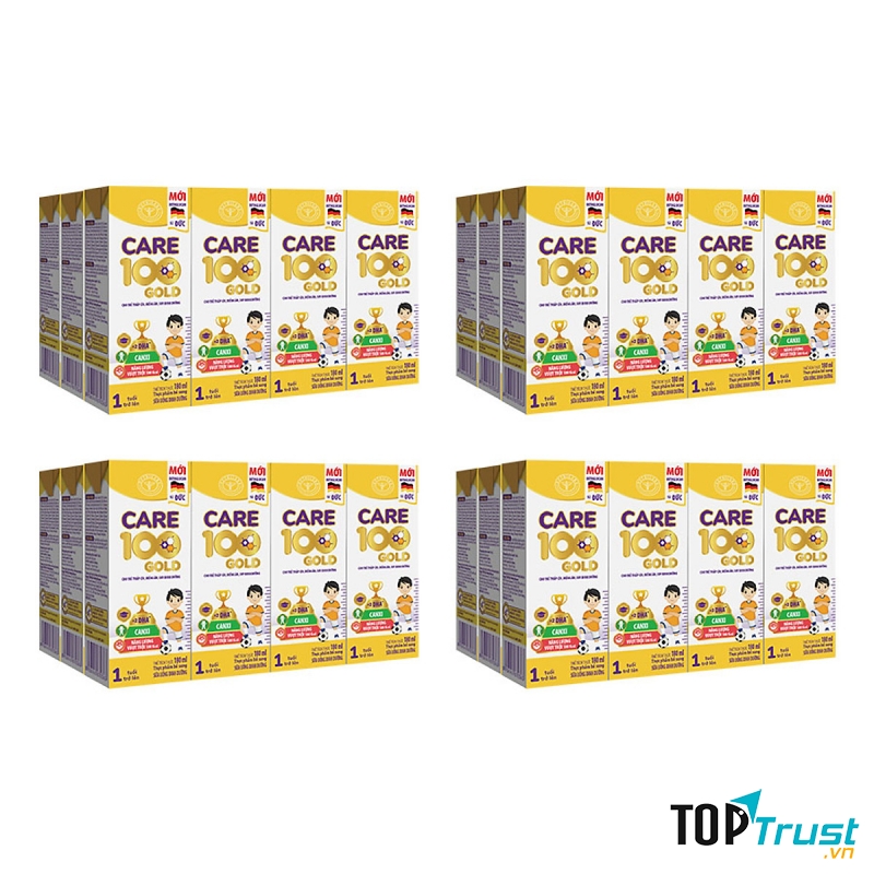 Sữa Care 100 Gold 180ml Pha Sẵn Cho Trẻ Biếng Ăn, Thấp Còi