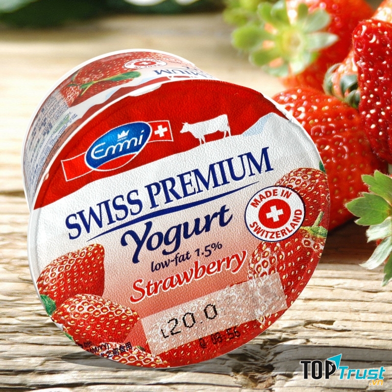 Sữa chua ít béo, không đường Emmi