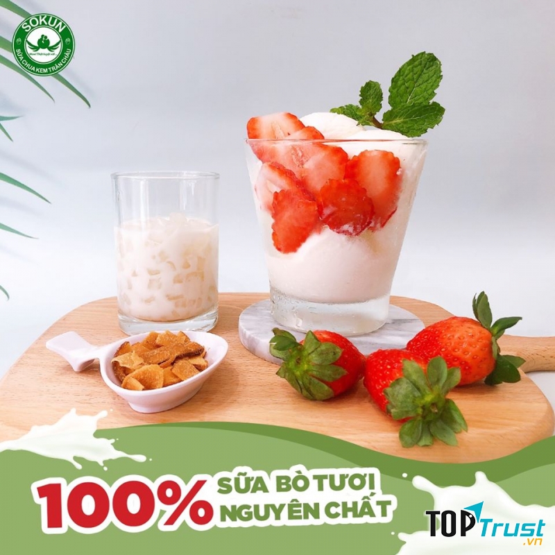 Sữa Chua Kem Trân Châu SOKUN