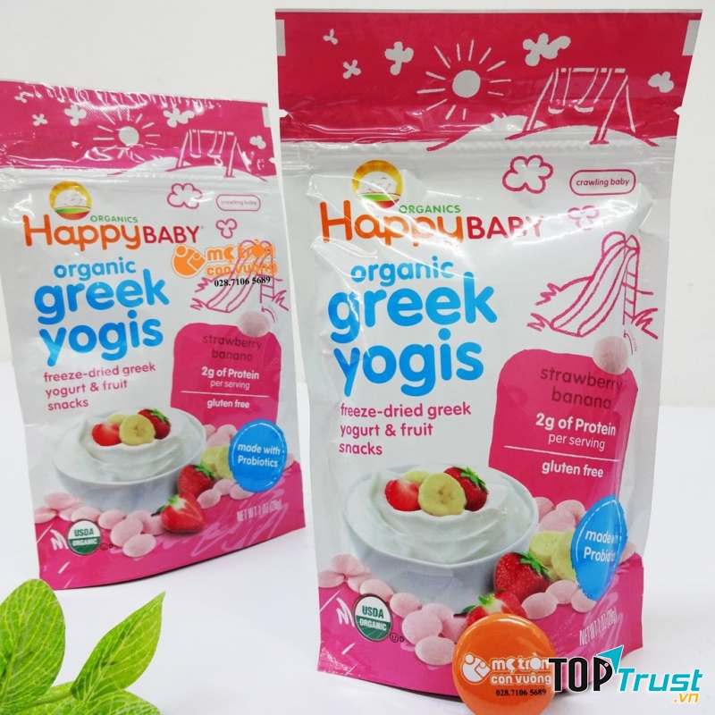 Sữa chua khô Happy Baby vị chuối dâu