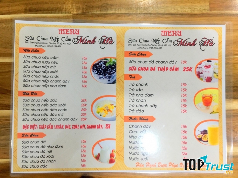 Sữa Chua Nếp Cẩm Minh Hà