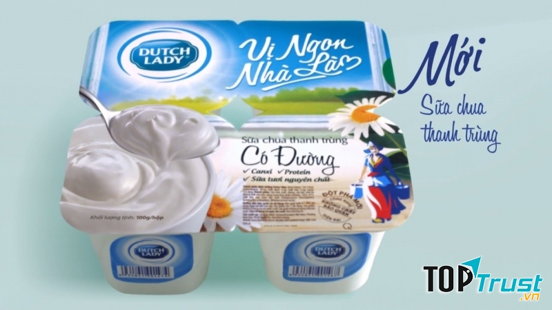Sữa chua thanh trùng cô gái Hà Lan