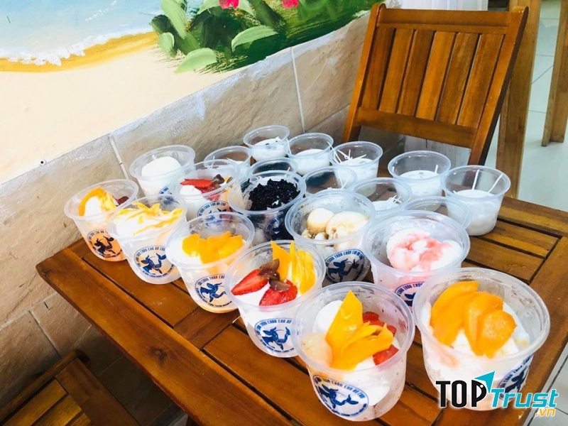 Sữa chua trân châu Con Bò Cười