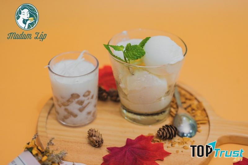 Sữa chua trân châu Madam Lập