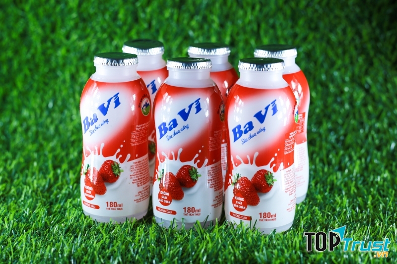 Sữa chua uống Ba Vì hương dâu