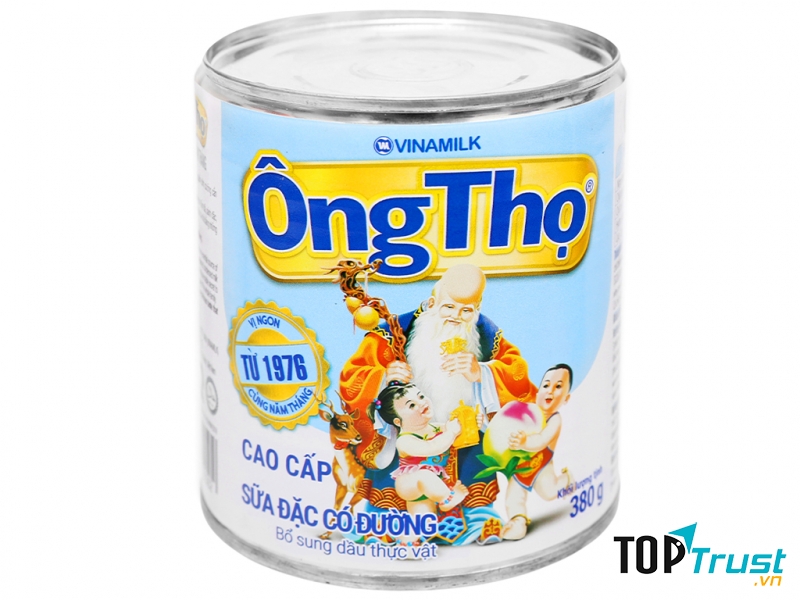 Sữa đặc có đường Ông Thọ được sản xuất trên dây chuyền hiện đại, không chứa chất bảo quản độc hại cho người sử dụng