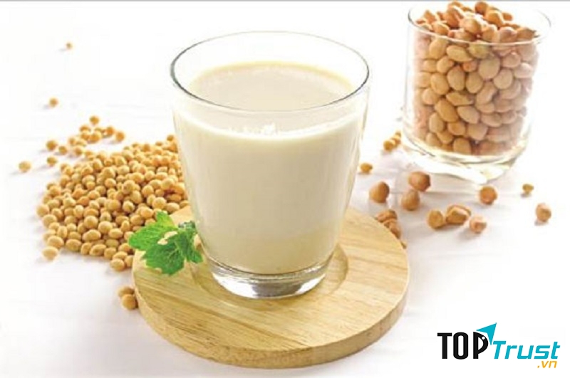 Sữa đậu nành thơm ngon.