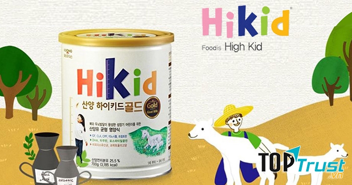 ﻿Sữa Dê Hikid Hàn Quốc 700g