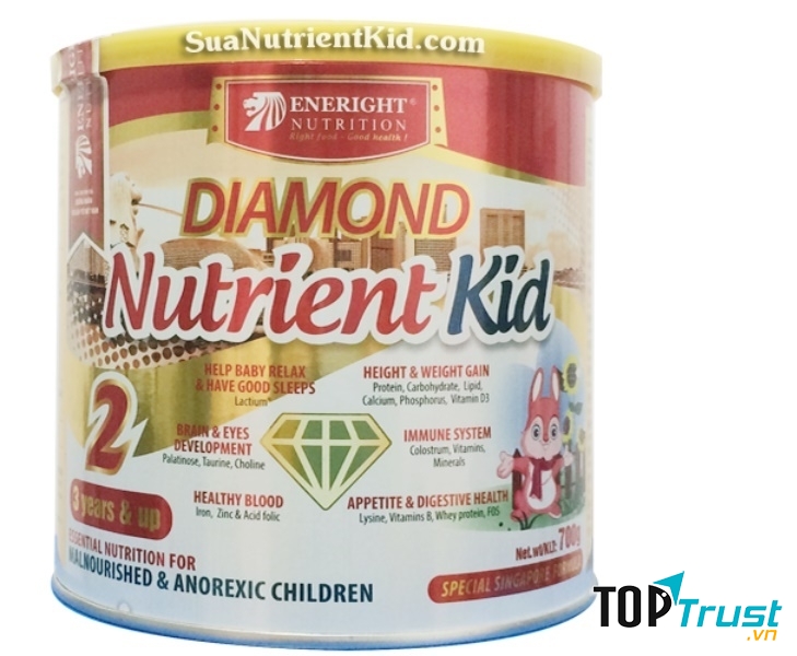 Sữa Diamond Nutrient Kid 2 700g (3 tuổi trở lên)