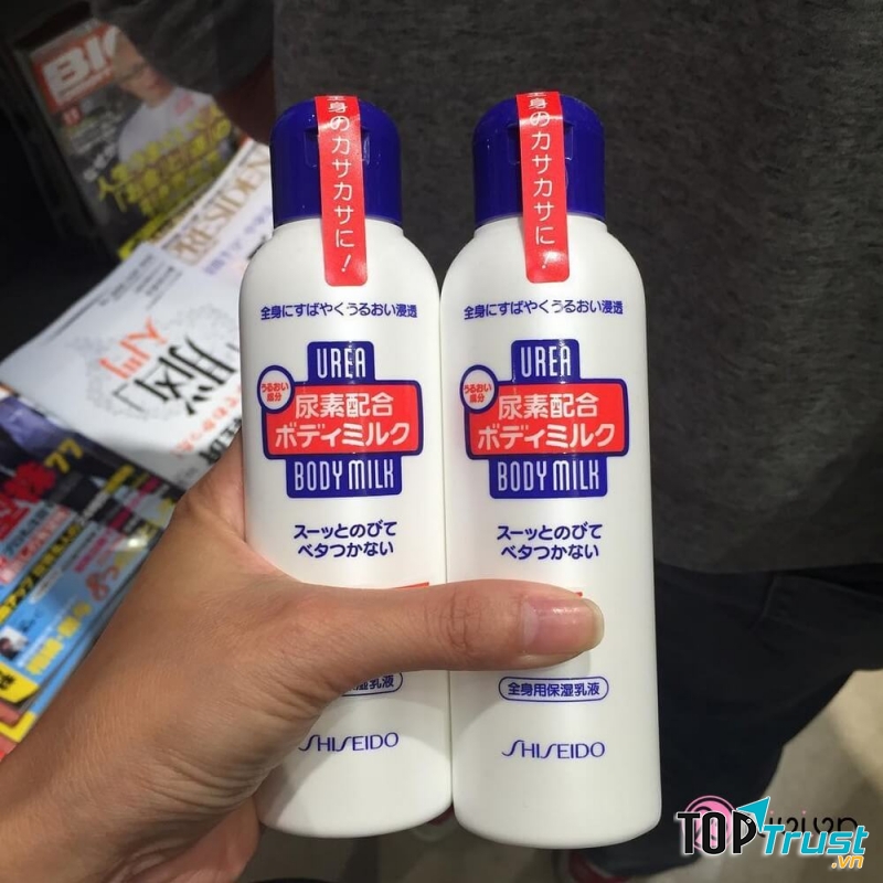 Với công thức pha trộn Urea, Shiseido Urea Body Milk là một loại sữa dưỡng thể toàn thân giúp da ẩm mượt và mịn màng.