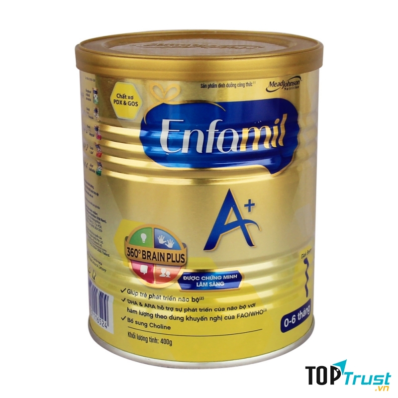 Sữa Enfamil A+ 1 400g (0 - 6 tháng)