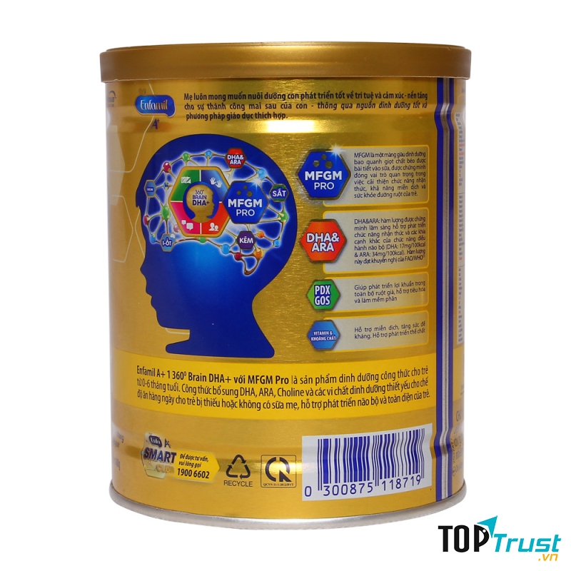 Sữa Enfamil A+ 1 400g (0 - 6 tháng)