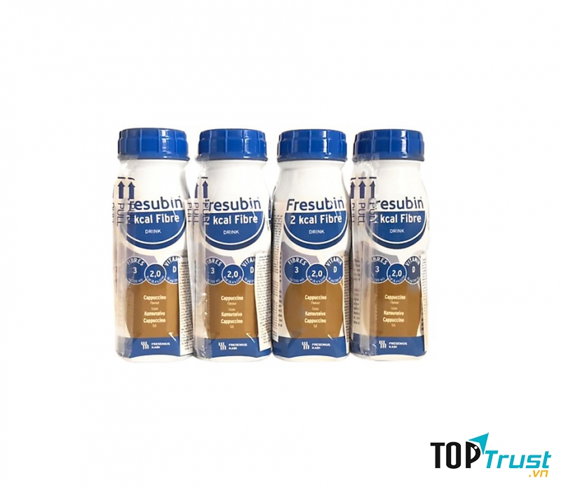 Sữa Fresubin 2Kcal Fibre Cappuccino 200ml (1 vỉ 4 chai)