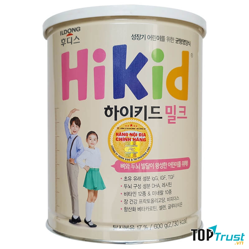 Sữa Dê Hikid Hàn Quốc 700g (trẻ từ 1-9 tuổi)