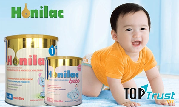 ﻿Sữa Honilac giúp tăng trưởng chiều cao và trí não cho trẻ.