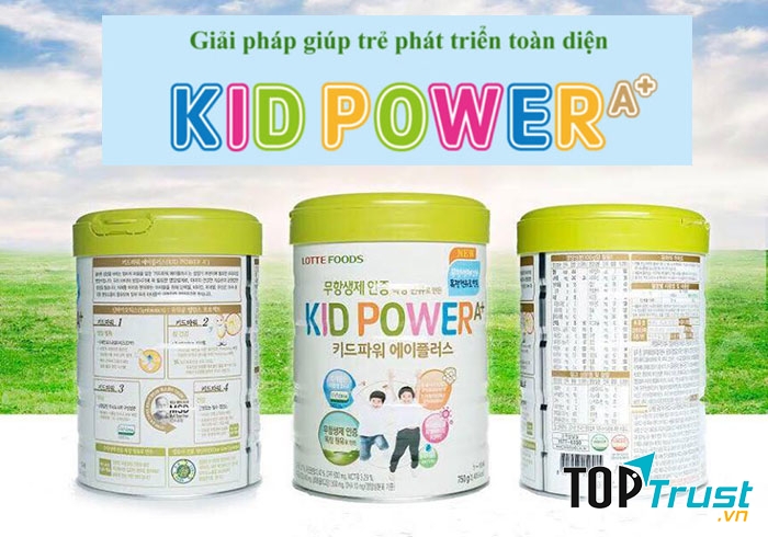 Sữa﻿﻿ Kid Power A+  tăng chiều cao