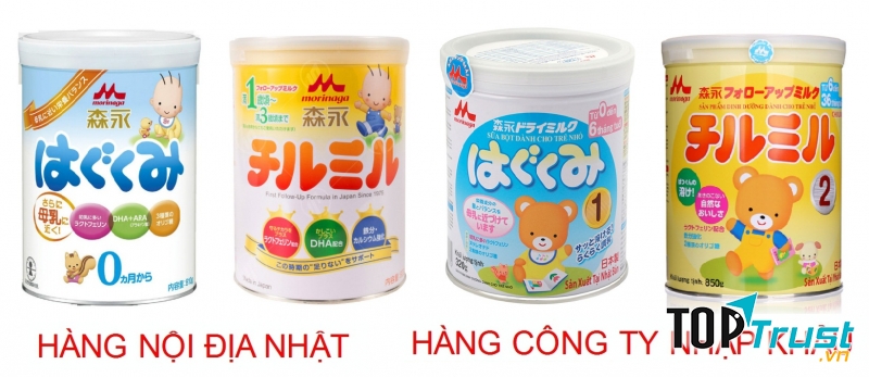 Sữa Morinaga Nhật Bản