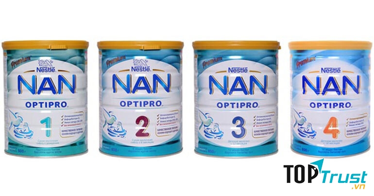 Sữa Nan của Nestle Nga