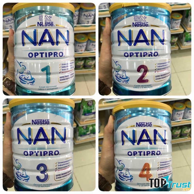 Sữa Nan dành cho trẻ sơ sinh - sữa NAN Optipro