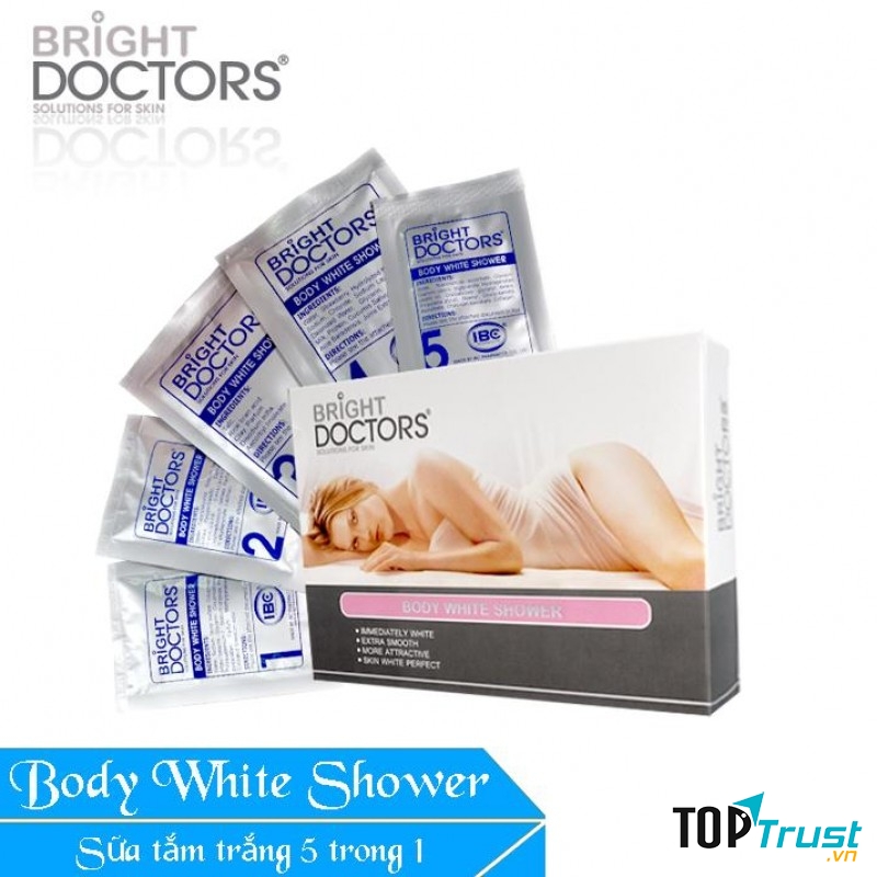 Bộ Tắm Trắng Sữa Non Cô Đặc Body White Shower Bright Doctors