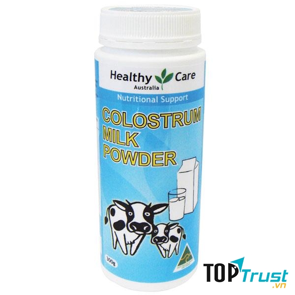 ﻿Sữa bò non Healthy Care Colostrum Milk Powder 300g của Úc