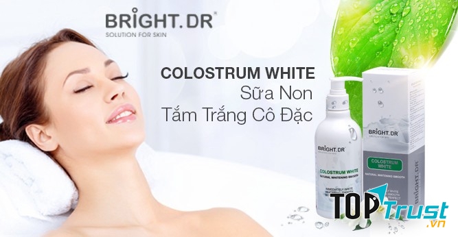 Colostrum White Bright.Dr Doctors giúp tăng cường dưỡng ẩm cho da, làm mờ vết thâm và nếp nhăn, chống lão hóa da hiệu quả.