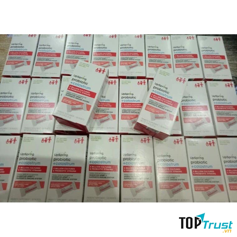 Sữa non và men vi sinh UpSpring chứa 5 tỷ lợi khuẩn & 6 chủng men có trong sữa mẹ