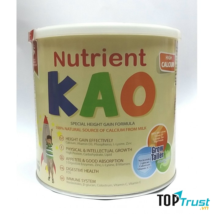 Sữa Nutrient Kao tăng chiều cao