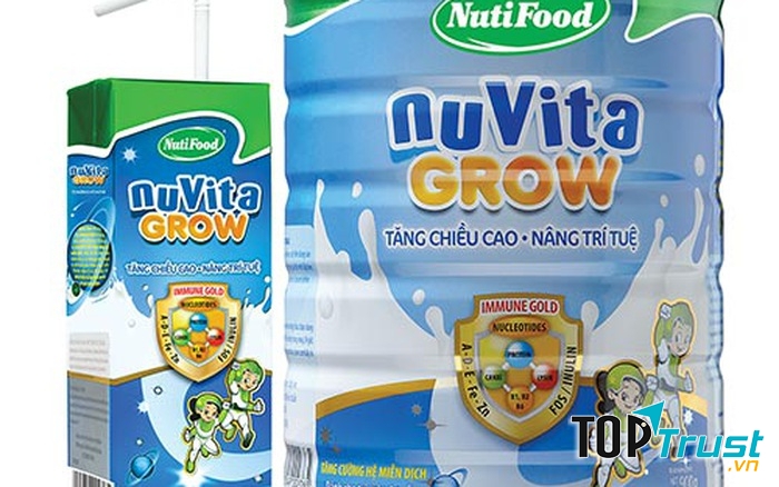 Sữa Nuvita Grow tăng chiều cao